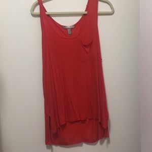 Fire orange tank top or swim suit cover up forever